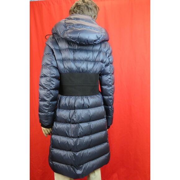 BURBERRY DANDERHALL MIDNIGHT BLUE HOODED QUILTED DOWN PARKA COAT JACKET XXL - Picture 4 of 13